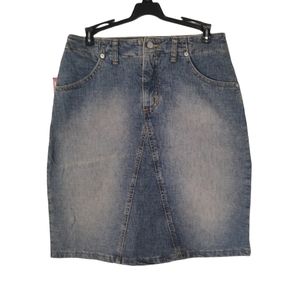 Dylan Jeans Faded Denim Skirt NWT Sz.M